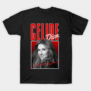 Celine dion///original retro fan art T-Shirt